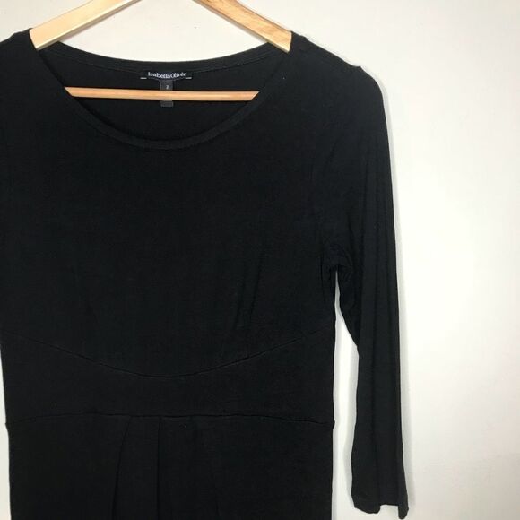 Isabela Oliver Sz 2 Maternity Black Dress - Picture 1 of 7